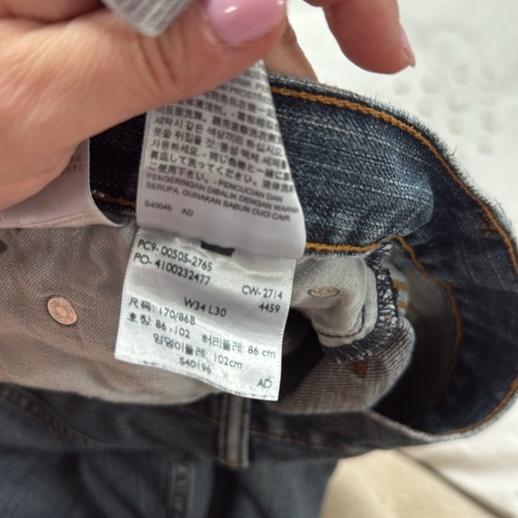 Levi's Denim Jeans W34 X  L30 - Picture 4 of 6